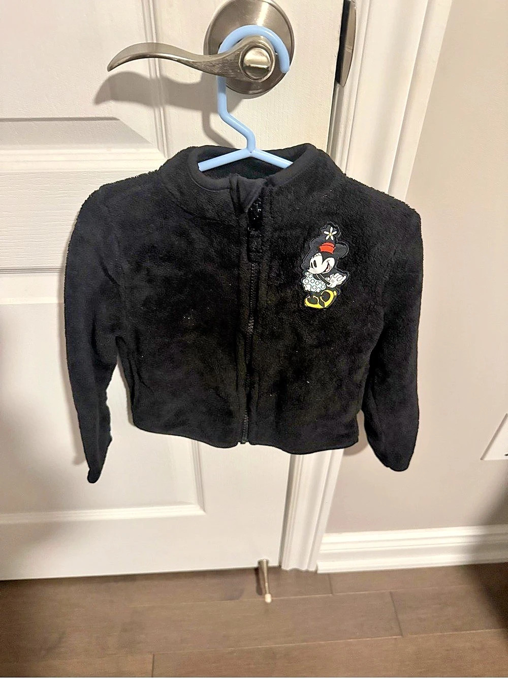 Disney Mickey Mouse Black Fleece Girls Size 3